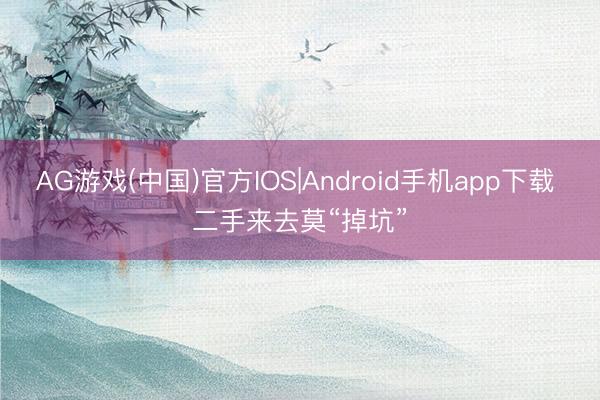 AG游戏(中国)官方IOS|Android手机app下载 二手来去莫“掉坑”