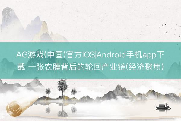 AG游戏(中国)官方IOS|Android手机app下载 一张农膜背后的轮回产业链(经济聚焦)