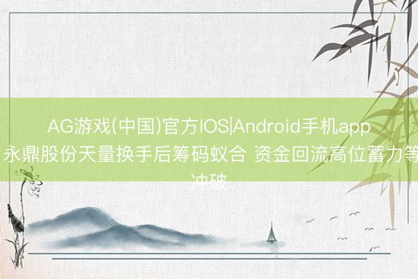 AG游戏(中国)官方IOS|Android手机app下载 永鼎股份天量换手后筹码蚁合 资金回流高位蓄力等冲破